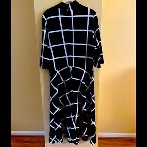 Black and white dress